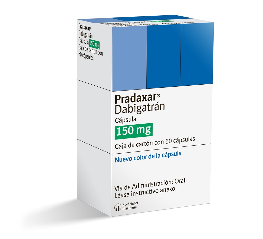 Pradaxar 150 Mg 60 Cápsulas 