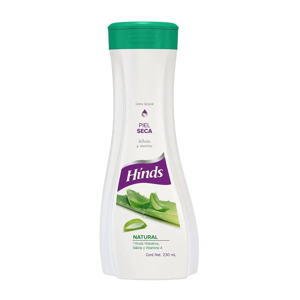 Crema Hinds Líquido Natural Piel Reseca 230 Ml 