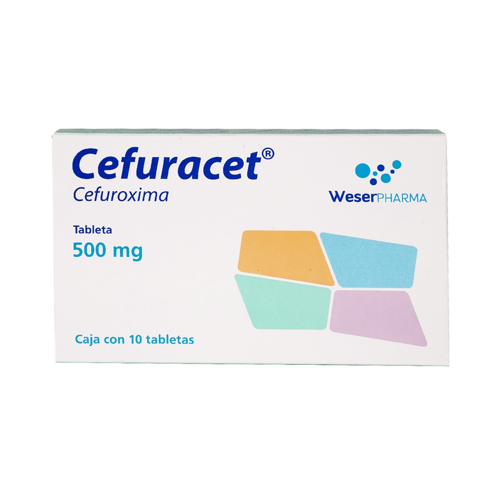 Cefuracet 500 Mg 10 Tabletas 
