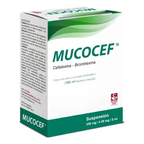 Mucocef 250 Mg Suspensión 100 Ml 