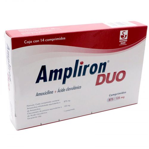 Ampliron Duo 875/125 Mg 14 Comprimidos