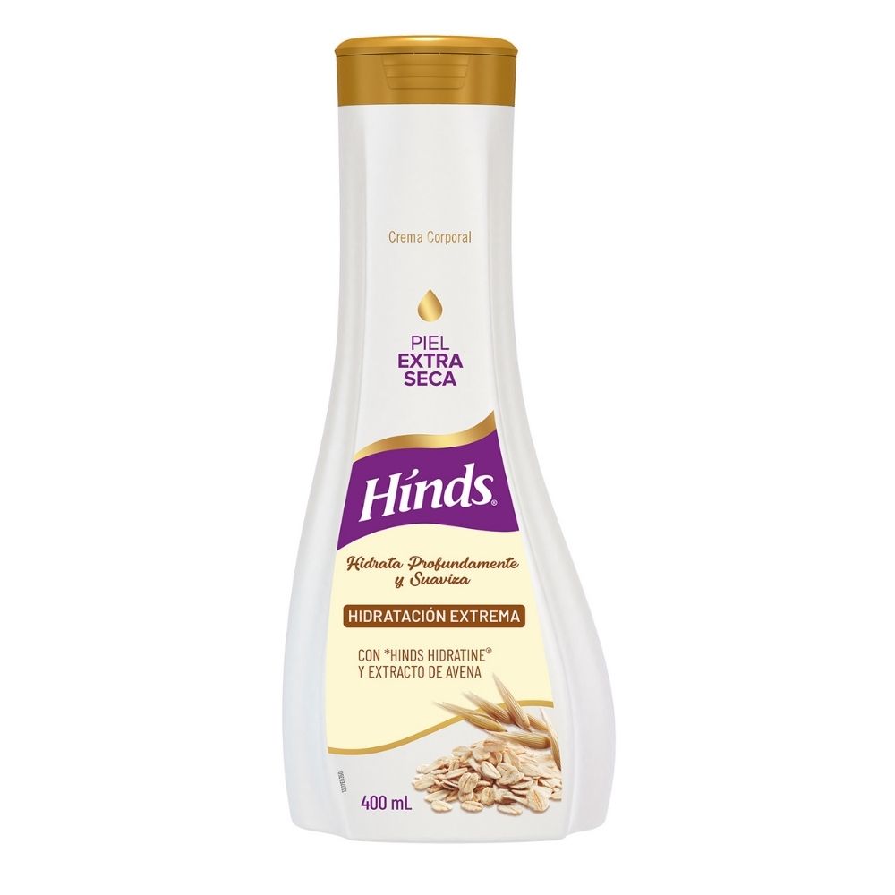Crema Hinds Hidratación Extrema Con Avena 400 Ml 