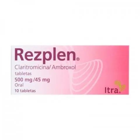 Rezplen 500/45 Mg 10 Tabletas 