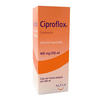 Ciproflox Inyectable 400 Mg 200 Ml 