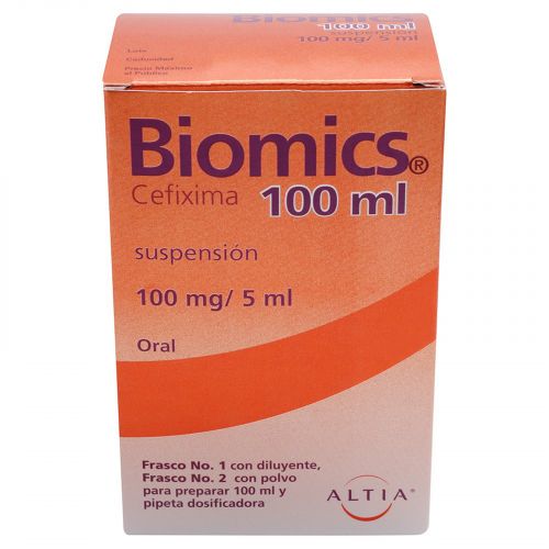 Biomics 100 Mg/5 Ml Suspensión Polvo 100 Ml
