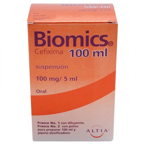 Biomics 100Mg/5Ml Sus-Pvo 100Ml    