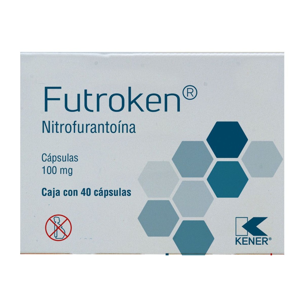 Futroken 100 Mg 40 Caps Lgen Nitrofurantoina 