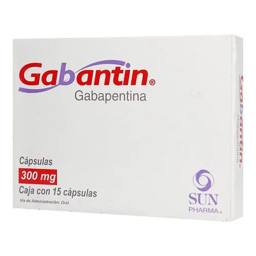 Gabantin 300 Mg 15 Cápsulas 