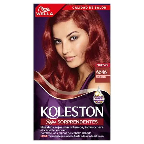 Tinte Koleston Crema Rojo Cereza 6646 