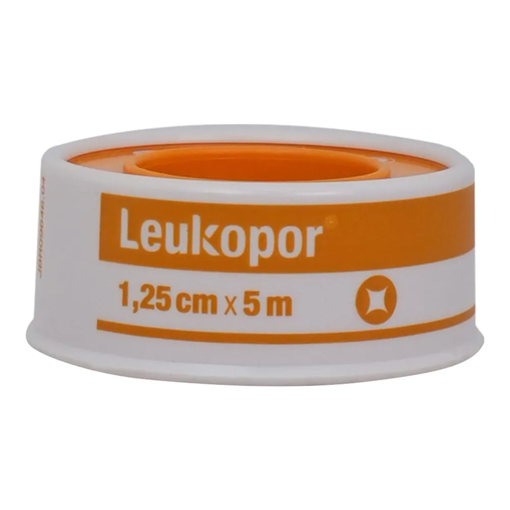 Cinta Adhesiva Microporosa Leukopor Blanca 1.25 cm x 5 m 