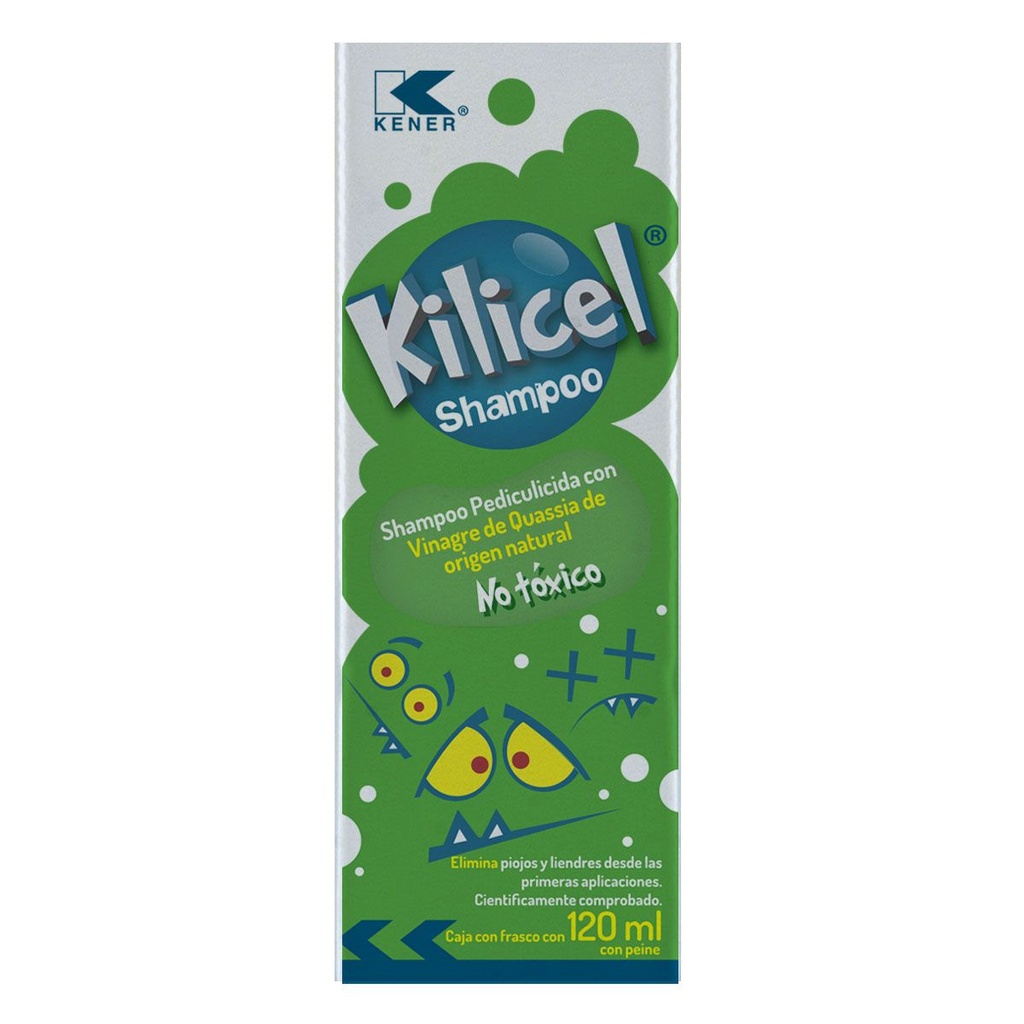 Kilicel 3 G/100 Ml Shampoo Frasco 120 Ml Genérico Kener 