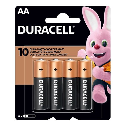 [41333001029] Duracell Pilas Alcalinas AA 4 Piezas 