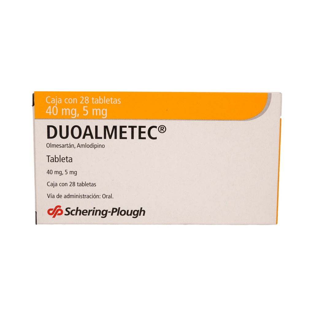 [7501050600590] Duoalmetec 40/5 Mg 28 Tabletas 