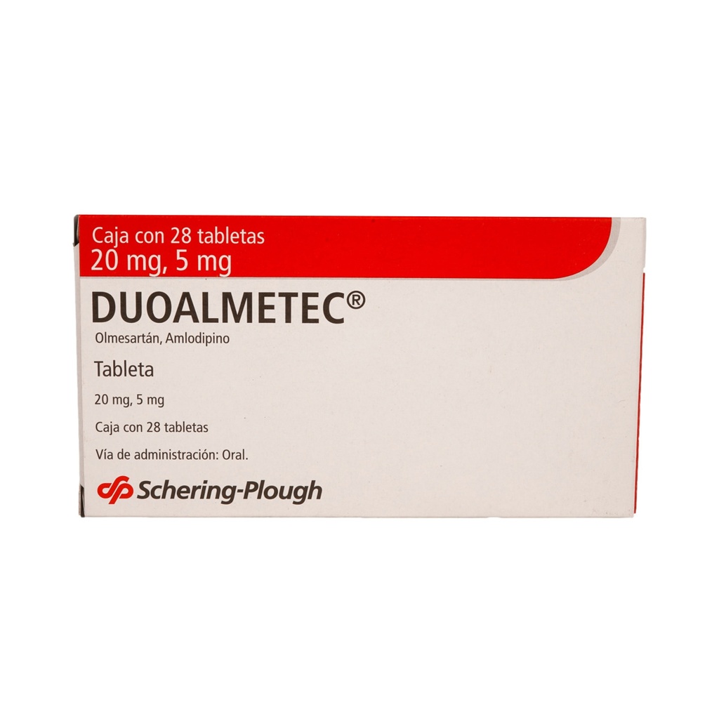 [7501050600644] Duoalmetec 20/5 Mg 28 Tabletas 