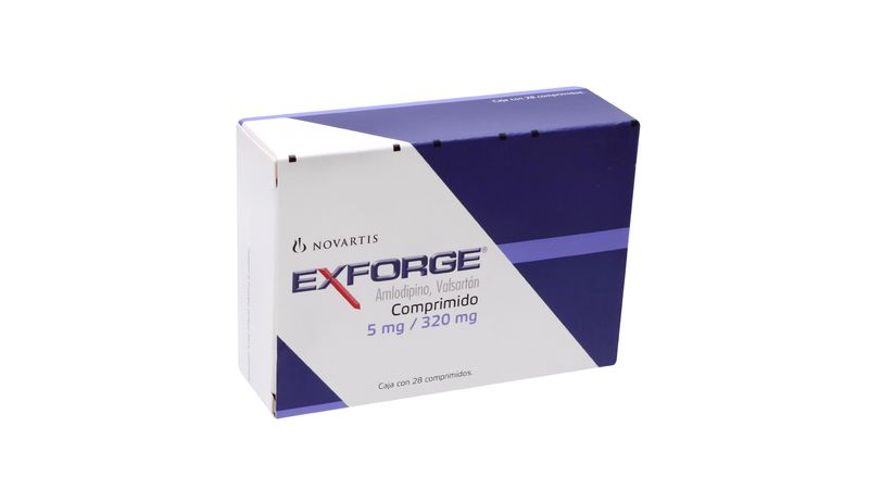 Exforge 5/320 Mg 28 Comprimidos 