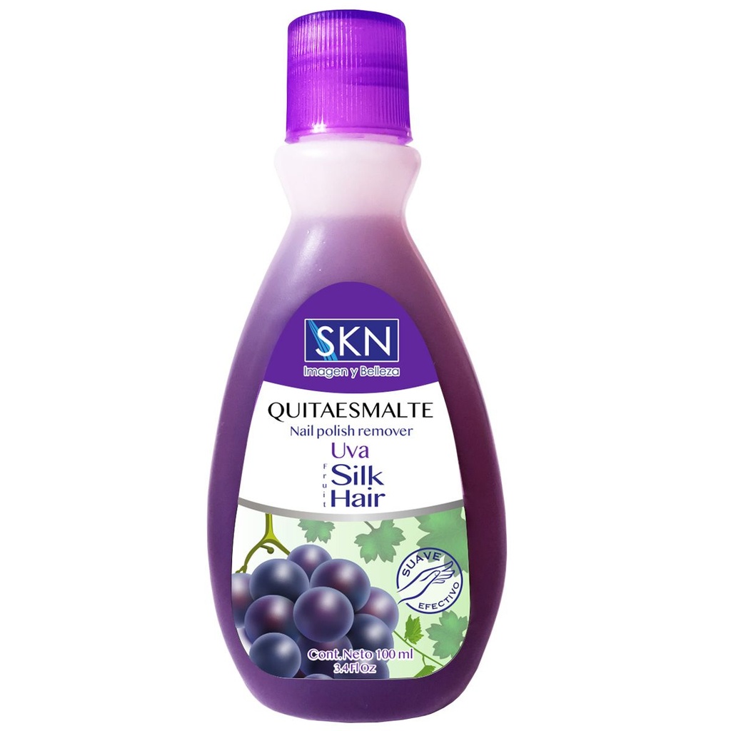 [7502245720642] Quita Esmalte Silkhair Uva 100 Ml 