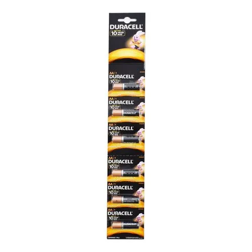 Duracell Pilas Alcalinas AA 1 Pieza 