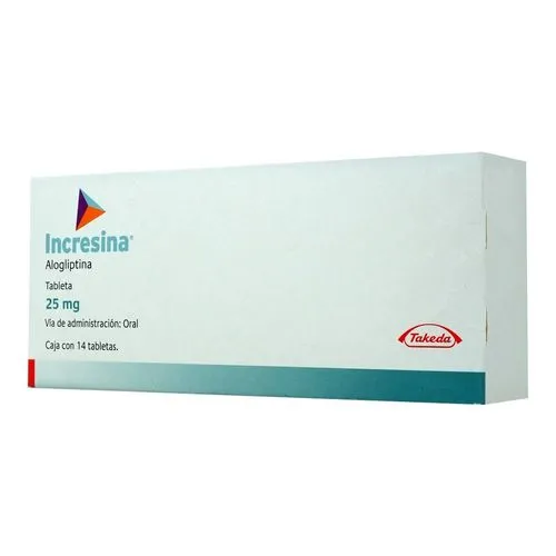 Incresina 25 Mg 14 Tabletas