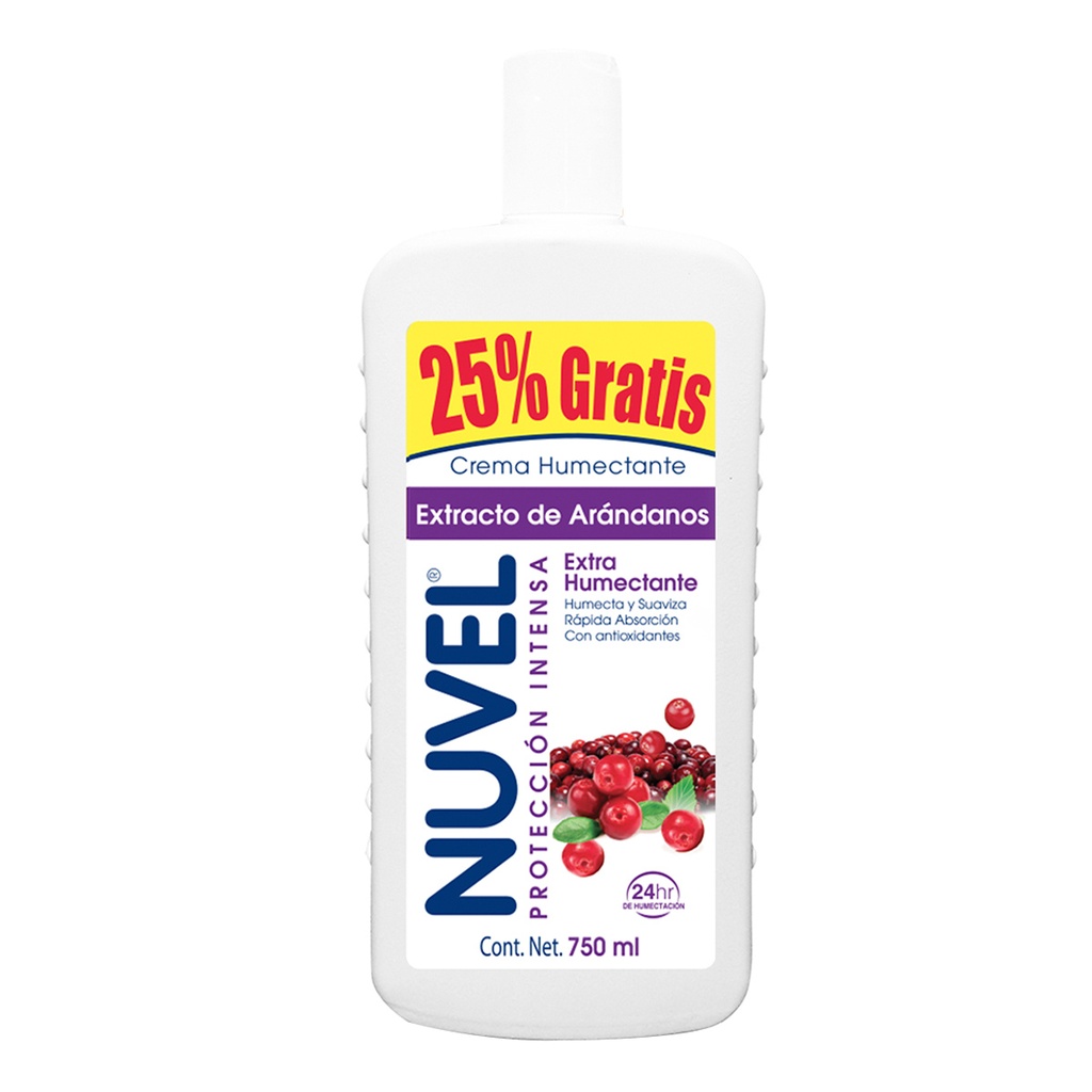 [7501082721706] Crema Nuvel Arándanos 750 Ml + 25% 