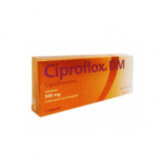 Ciproflox DM 500 Mg 7 Tabletas 