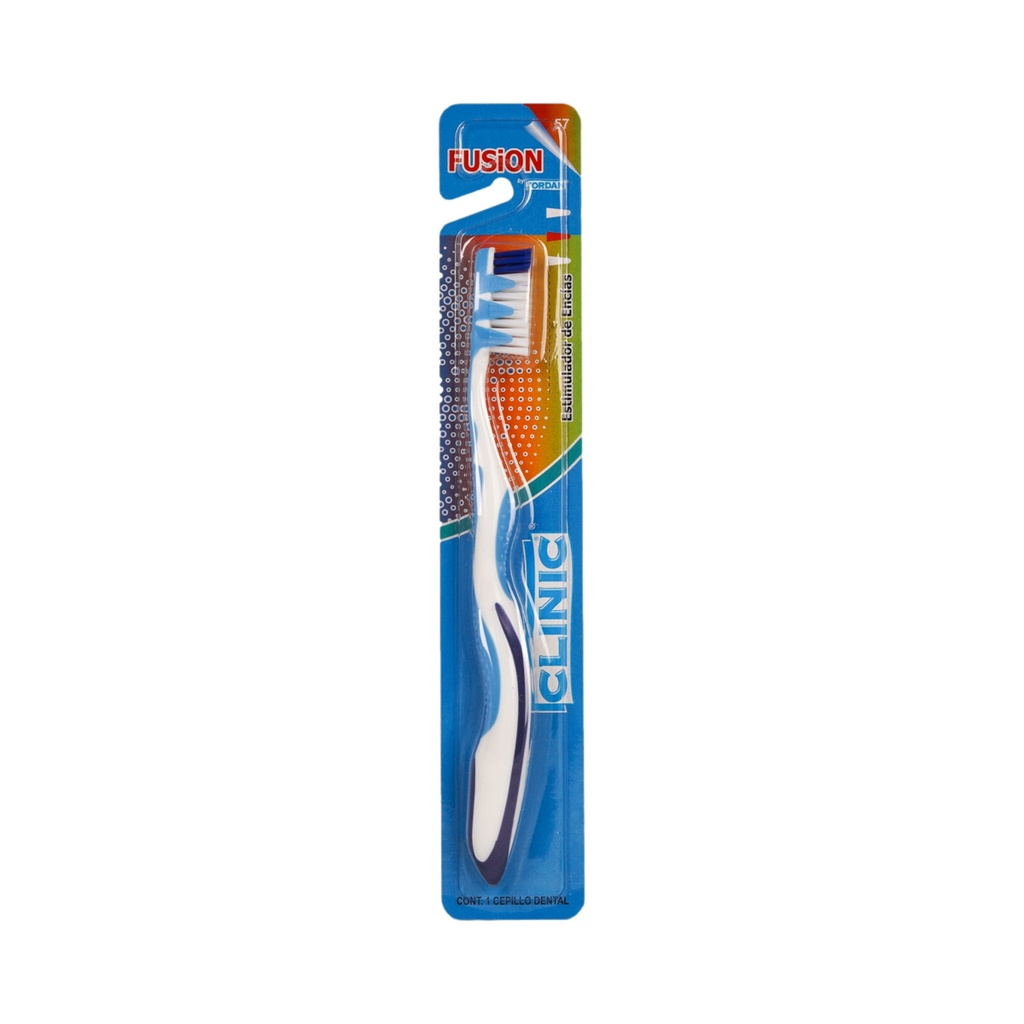 Cepillo Dental Clinic Fusion Plus Adulto Mediano 