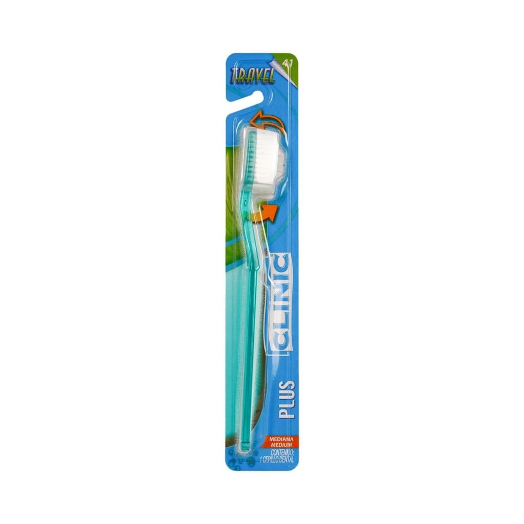 Cepillo Dental Clinic Travelplus Adulto Mediano 41 