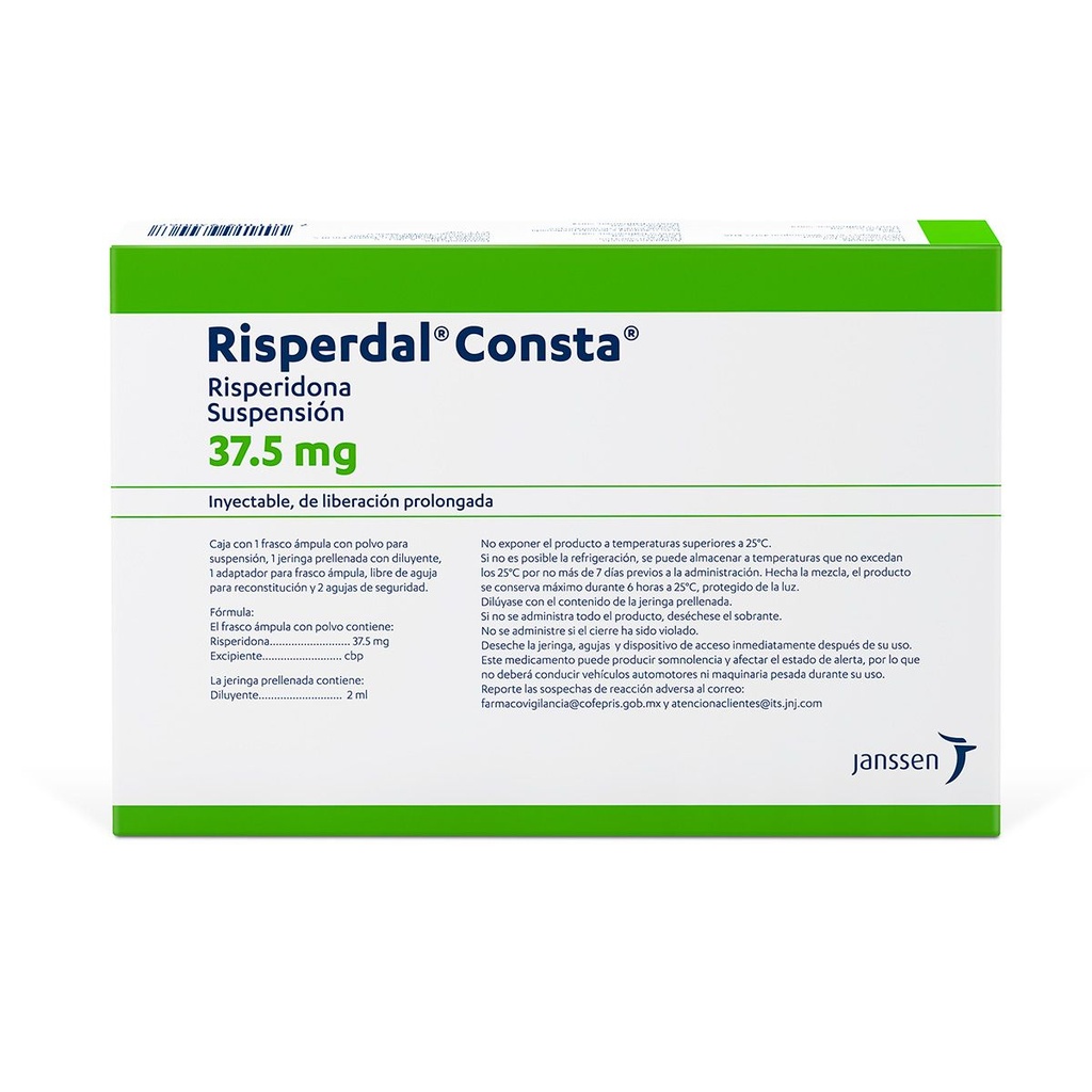 Risperdal 37.5 Mg Sol Iny C/Ag Fa  