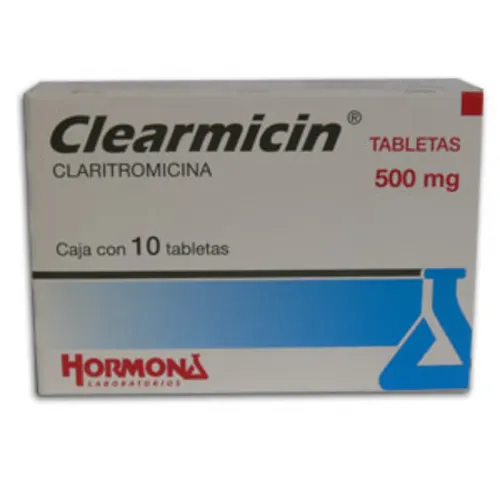 [7501385494666] Clearmicin 500 Mg 10 Tabletas 