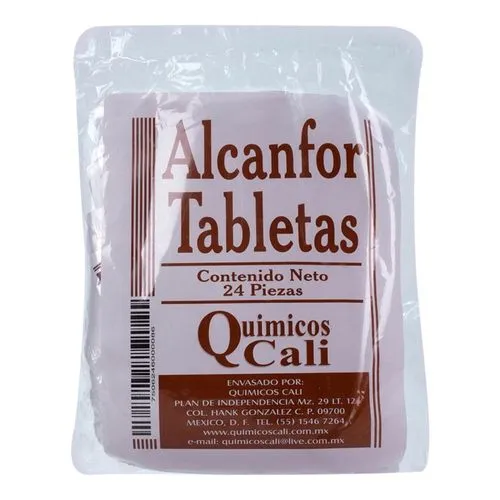 Alcanfor Cali 3 Tabletas 24 Sobres