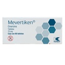 Mevertiken Cinarizina 75 Mg 60 Tabletas Genérico Kener 