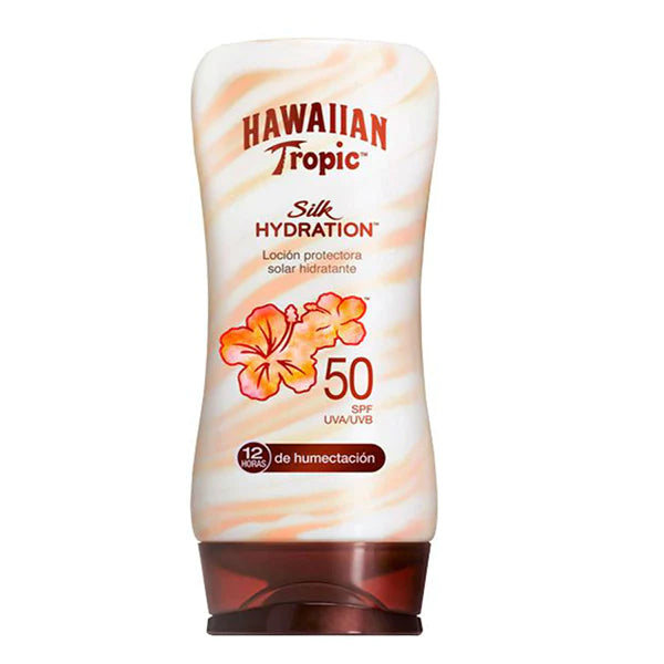 Bloqueador Hawaiian Silk Hydration FPS 50+ 180 Ml