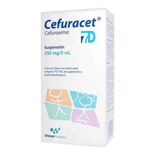Cefuracet 7D 250 Mg/5 Ml Suspensión 70 Ml 