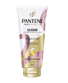 Acondicionador Pantene Colágeno Nutre Y Revitaliza 250 Ml 