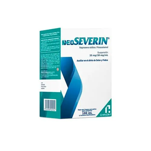 Neoseverin 25/20 Mg Suspensión Polvo 100 Ml