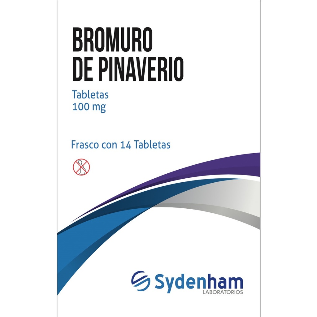 [7502010580648] Bromuro De Pinaverio 100 Mg 14 Tabletas Genérico Sydenham