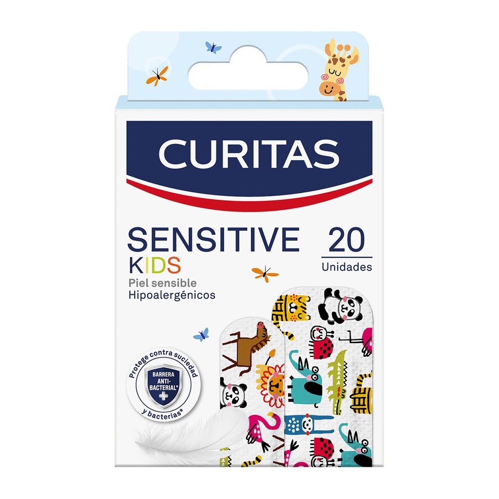 [7501054550259] Curitas Sensitive Kids 20 Piezas 
