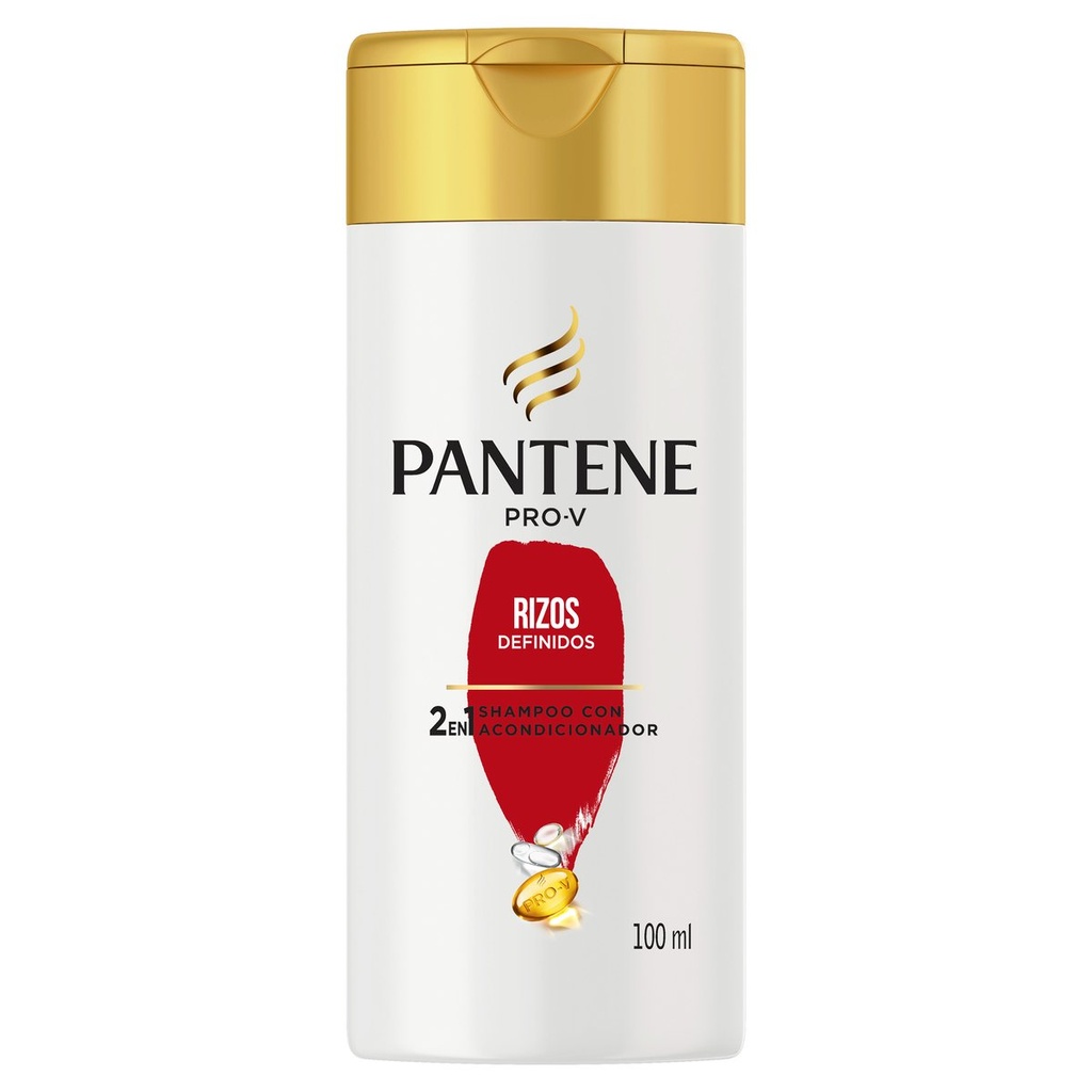 [7506309873701] Shampoo Acondicionador Pantene Rizos Definidos 2 En 1 100 Ml 