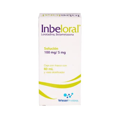 Inbeloral 100/5 Mg Solución Frasco 60 Ml