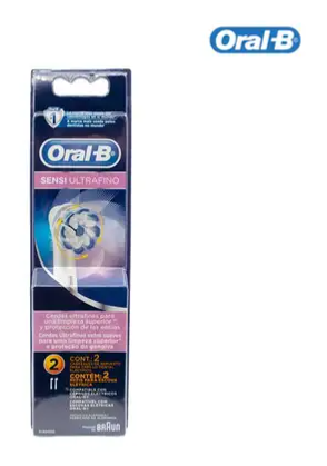 [4210201220411] Repuesto Cepillo Oral-B Sensi Ultra Eléctrico 2 Piezas 
