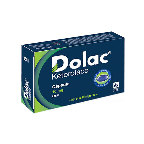 Dolac 10 Mg 20 Cápsulas 