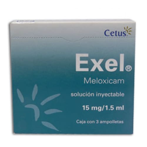 Exel 15 Mg 3 Ampolletas 1.5 Ml 