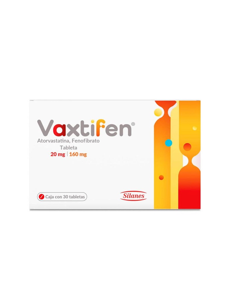 Vaxtifen 20/160 Mg Caja Con 30 Tabletas