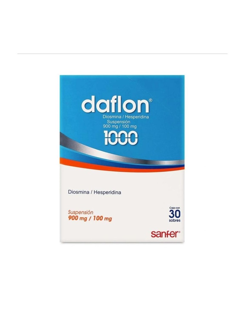 Daflon 1000 Suspensión 900 / 100 Mg 30 Sobres De 10 Ml