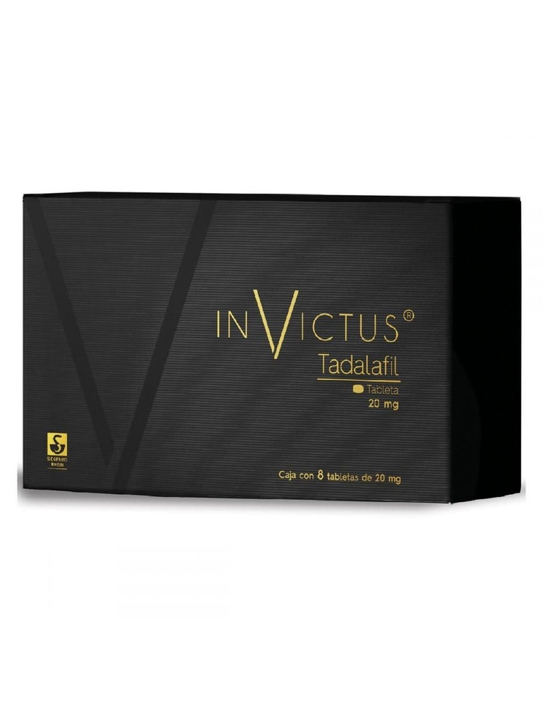 Invictus 20 Mg 8 Tabletas 