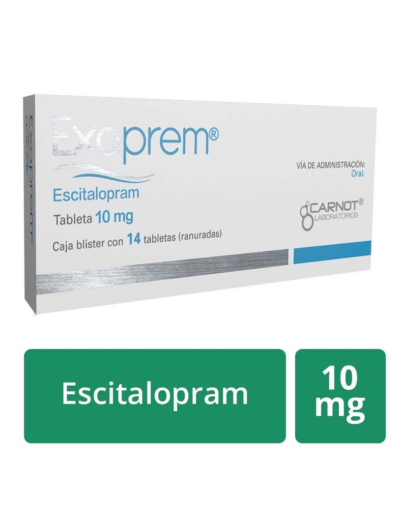 Exaprem 10 Mg Con 14 Tabletas