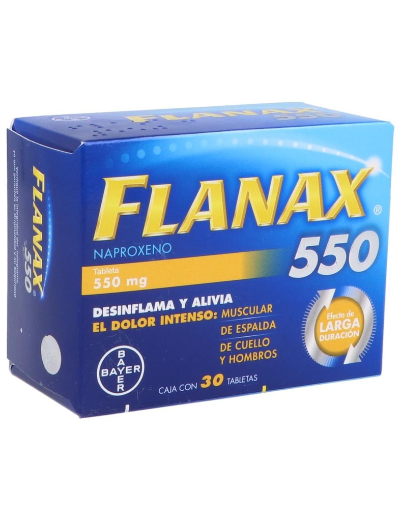 Flanax 550 Mg 30 Tabletas