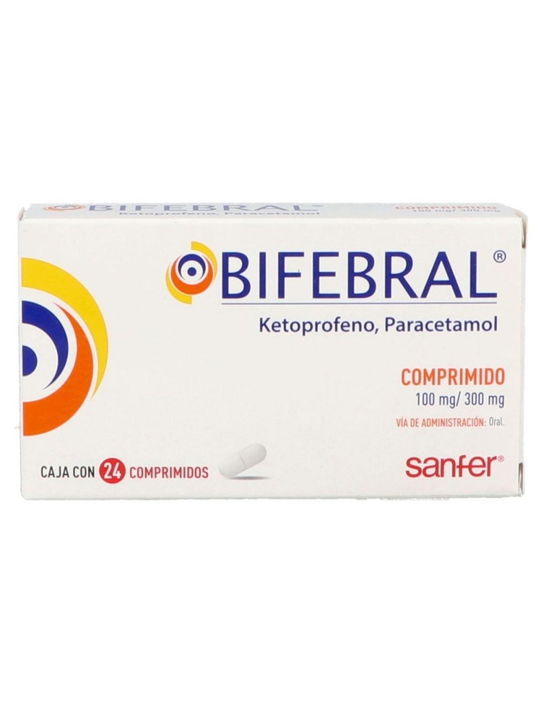 Bifebral 100/300 Mg 24 Comprimidos