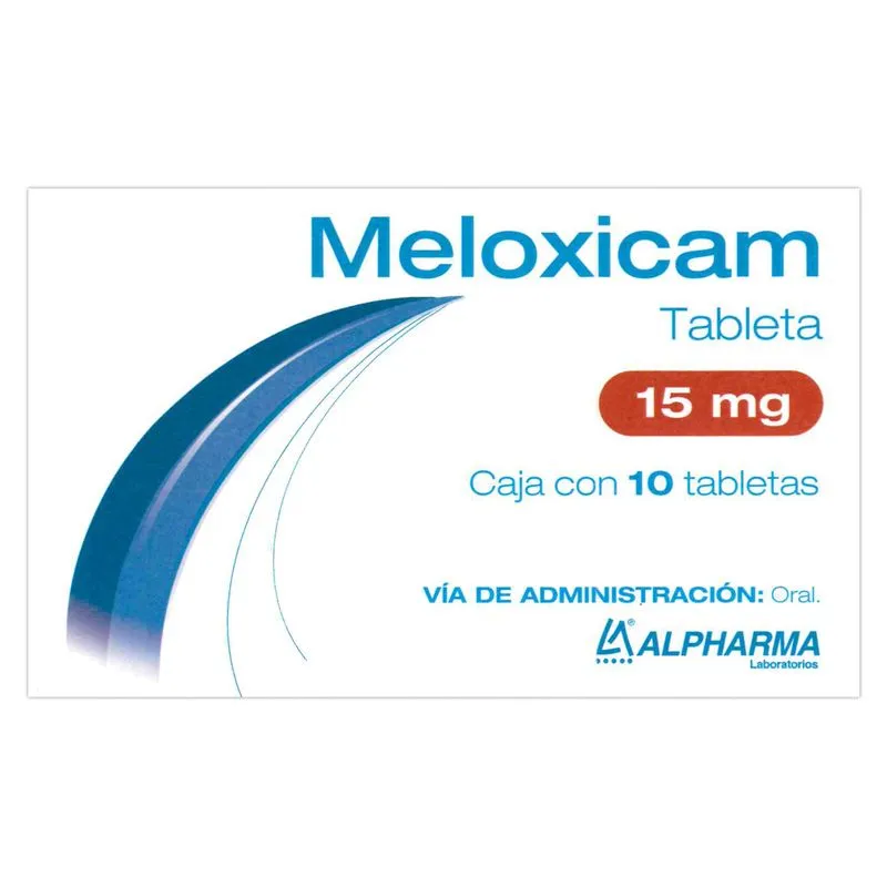 [7502226291895] Meloxicam 15 Mg 10 Tabletas Genérico Alpharma 
