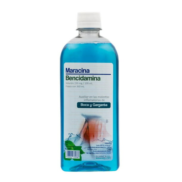 Maracina Bencidamina 150 Mg Solución Bucal 360 Ml Genérico Suanca