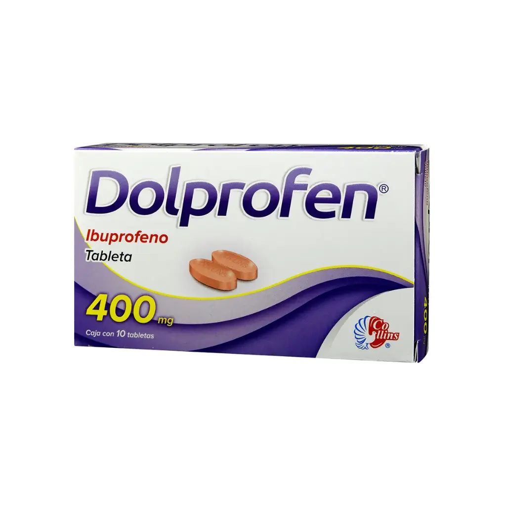 Dolprofen Ibuprofeno 400 Mg 10 Tabletas Genérico
